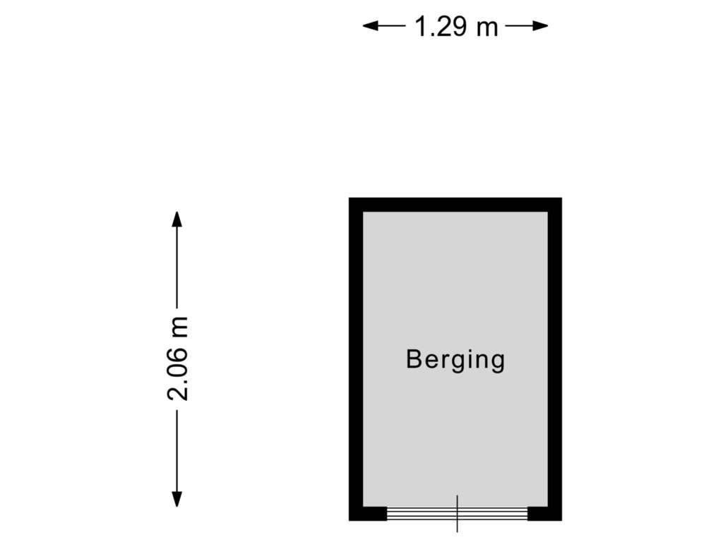 Bekijk plattegrond van Berging van Graaf 17-B