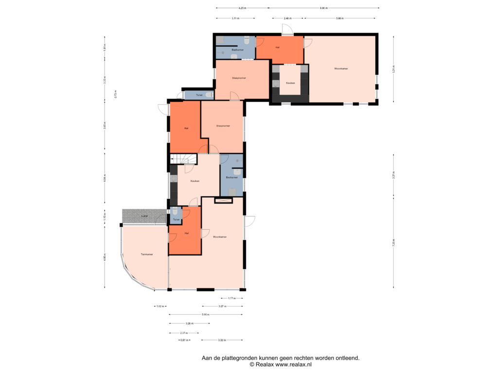 Bekijk plattegrond van Begane grond van Schalterdalweg 11