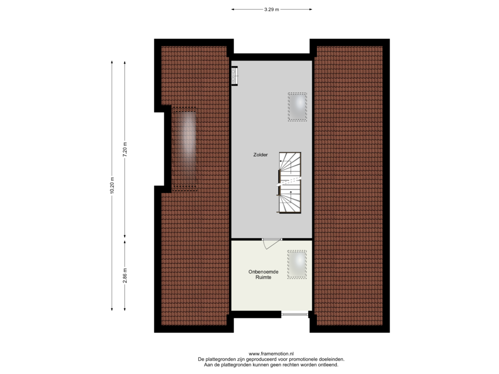 View floorplan of Verdieping 2 of Osdorperweg Villa 2