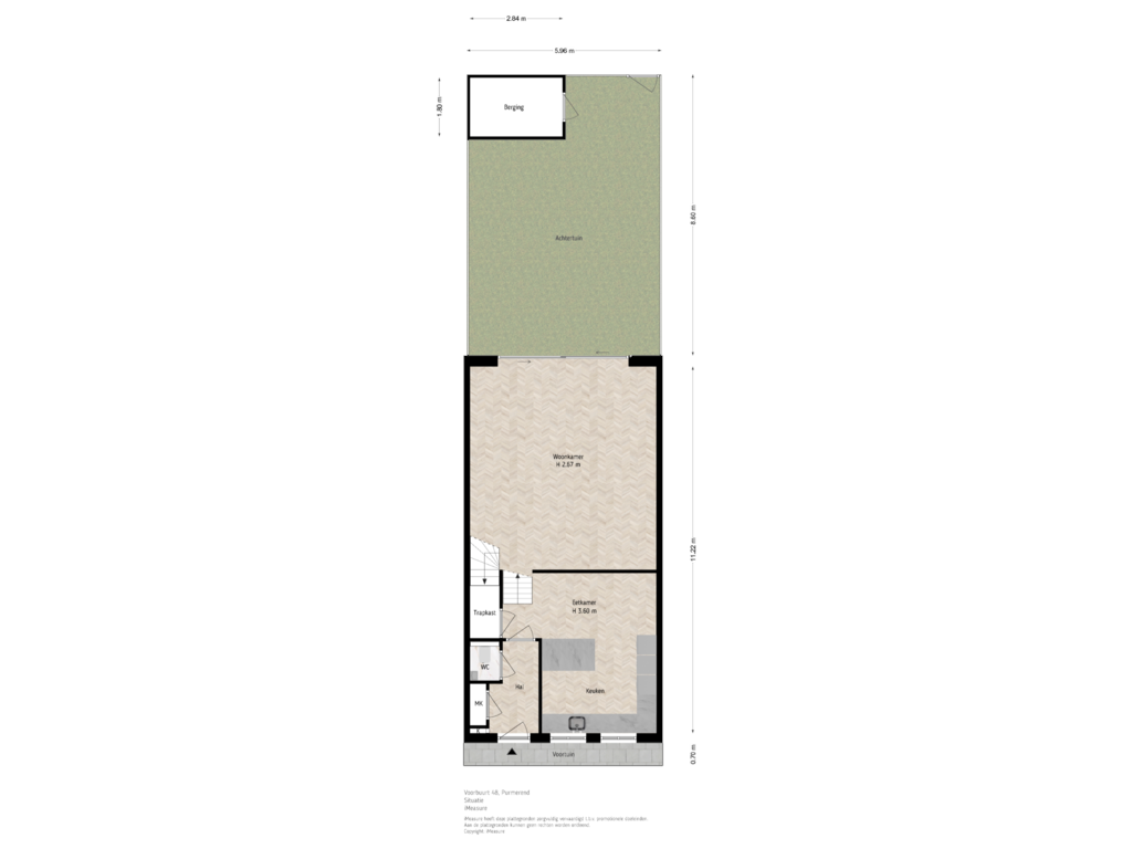 Bekijk plattegrond van Situatie van Voorbuurt 48