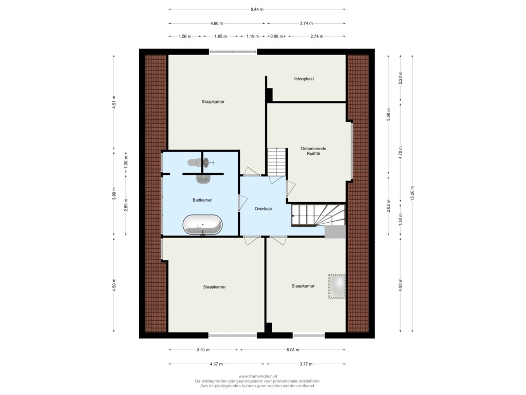 View floorplan of Verdieping 1 of Osdorperweg Villa 1