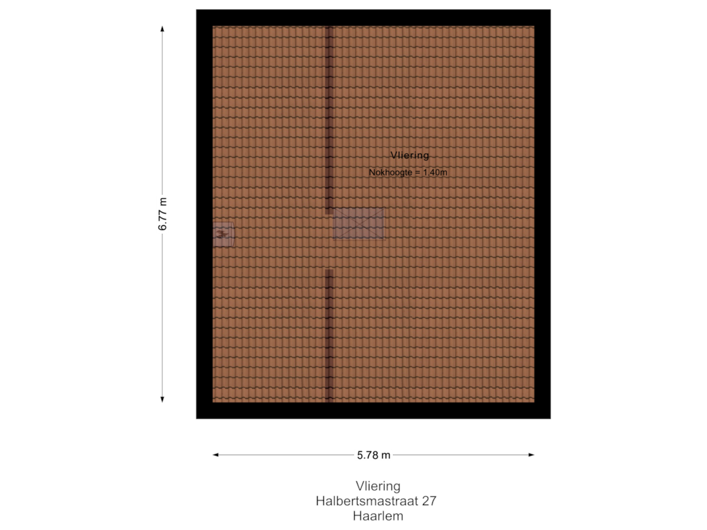 Bekijk plattegrond van Vliering van Halbertsmastraat 27