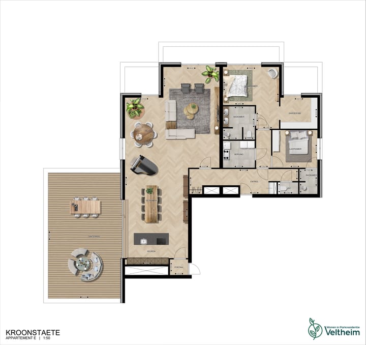 Photo 8 of Kroonstaete Penthouse E (bouwnr. 37)