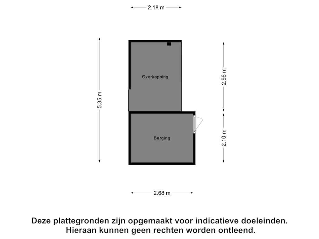 Bekijk plattegrond van Berging van Poolsterstraat 9