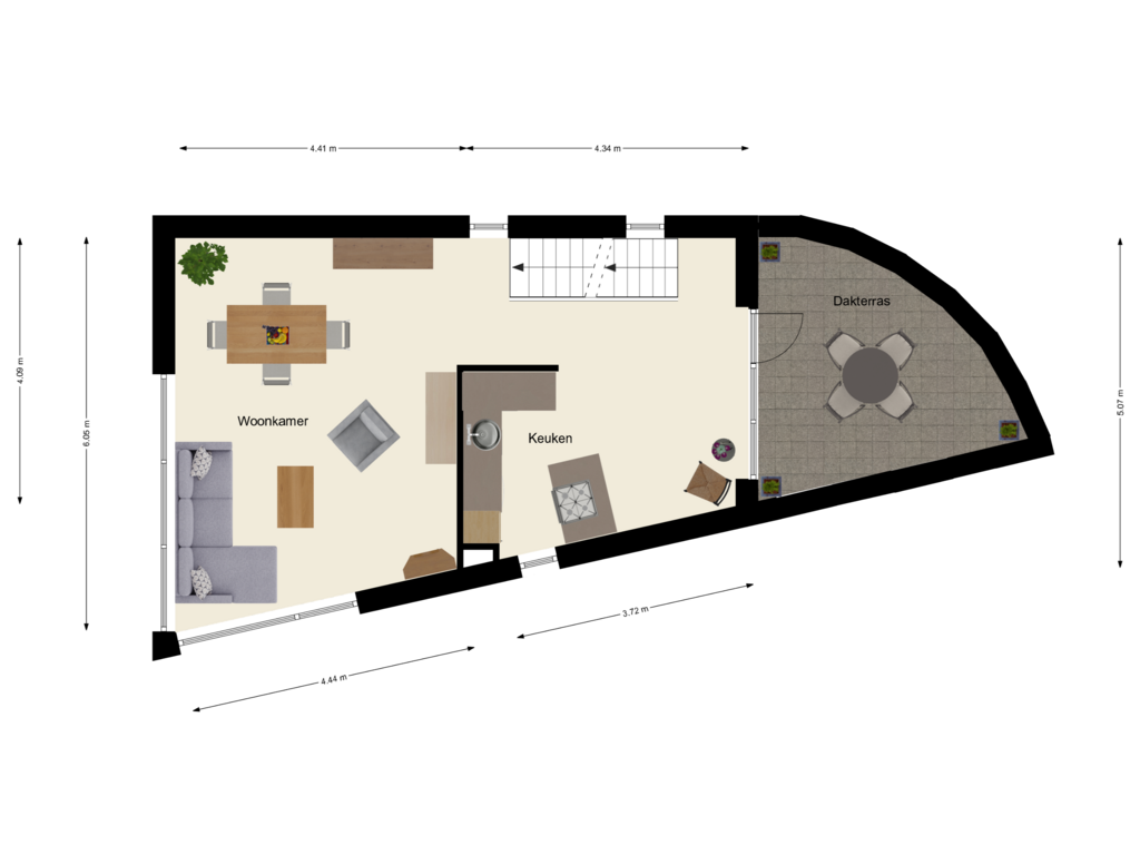 Bekijk plattegrond van 1ste verdieping van Veerispad 43