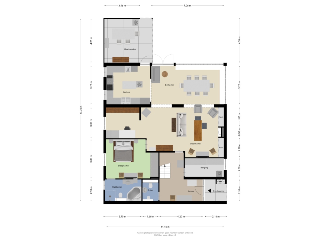 Bekijk plattegrond van Begane Grond van Wooldseweg 145