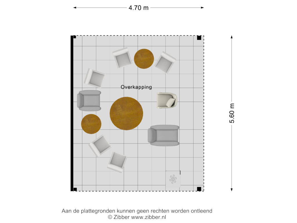 Bekijk plattegrond van Overkapping van Wooldseweg 145