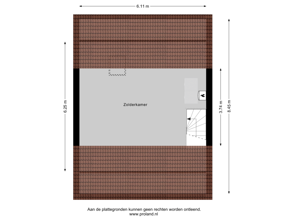 Bekijk plattegrond van 2e Verdieping van De Botter 3