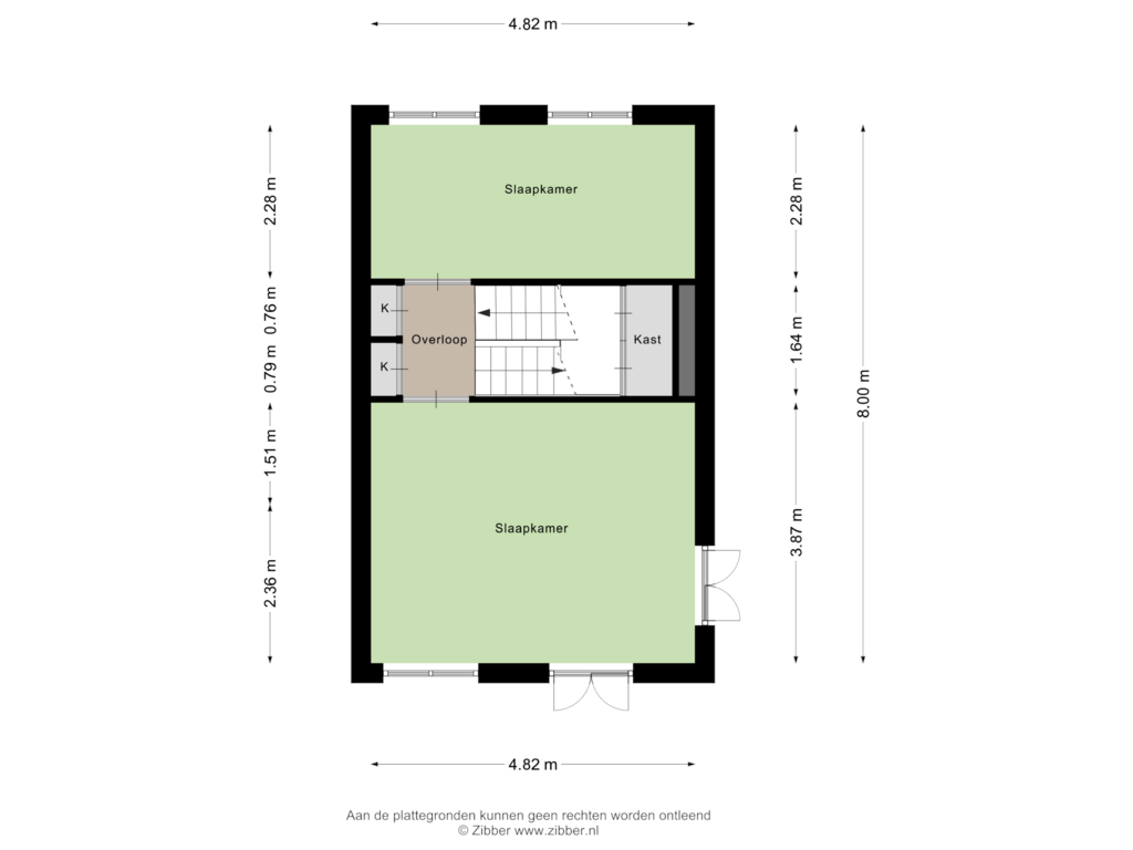 View floorplan of Eerste Verdieping of Heuvelbrink 129