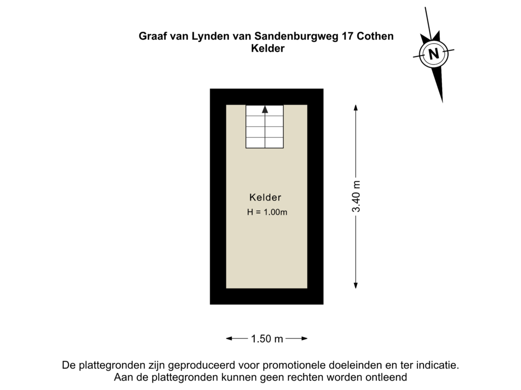 Bekijk plattegrond van Kelder van Graaf van Lynden van Sandenburgweg 17