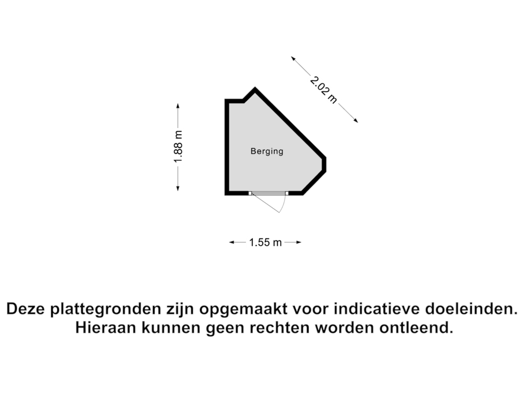 Bekijk plattegrond van Berging van G van Damstraat 43