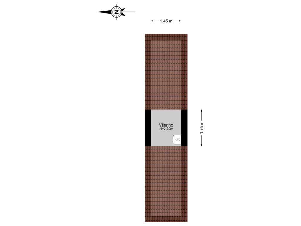 Bekijk plattegrond van Vliering van Willem de Zwijgerlaan 11