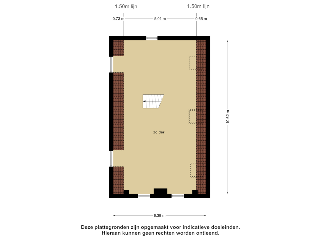 Bekijk plattegrond van 2e verdieping van Moorveldsberg 89