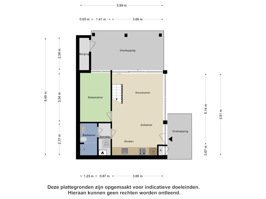 Bekijk plattegrond van Begane Grond van Buurtweg 139