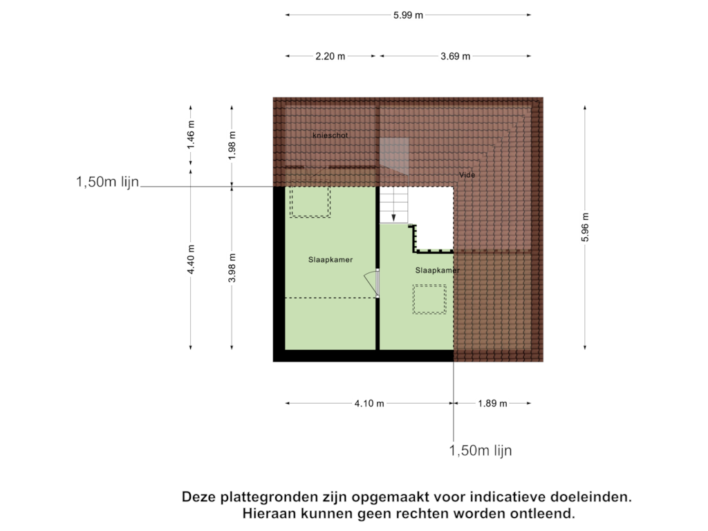 Bekijk plattegrond van Eerste Verdieping van Buurtweg 139