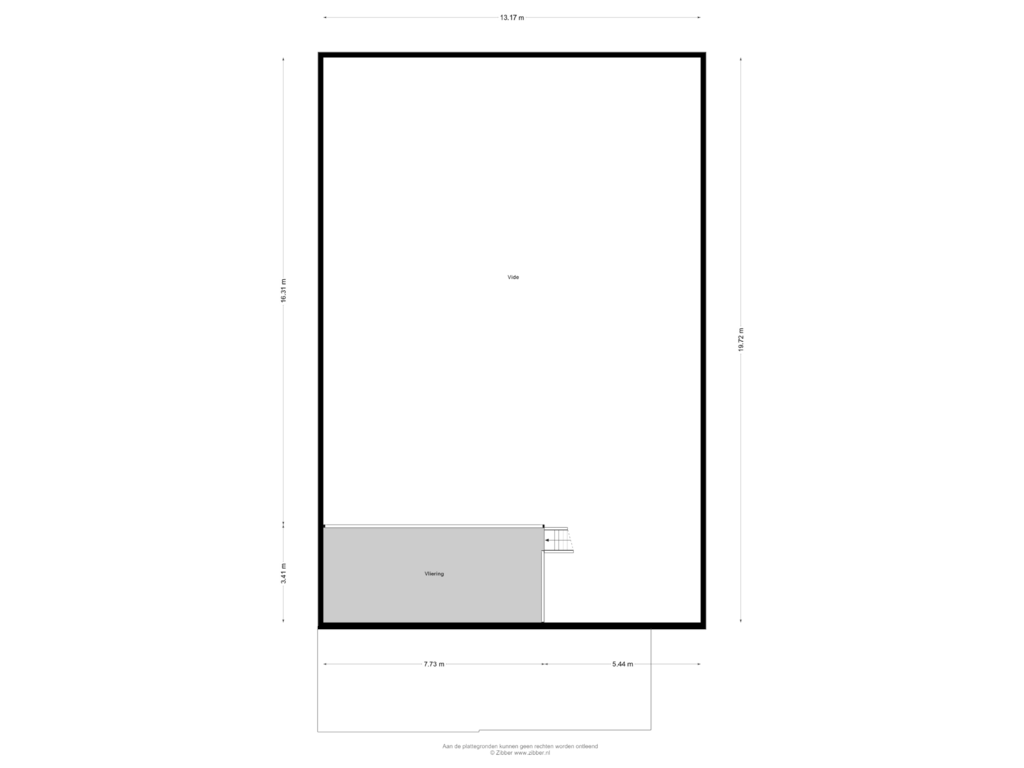 Bekijk plattegrond van Vliering van Roswinkelerstraat 87