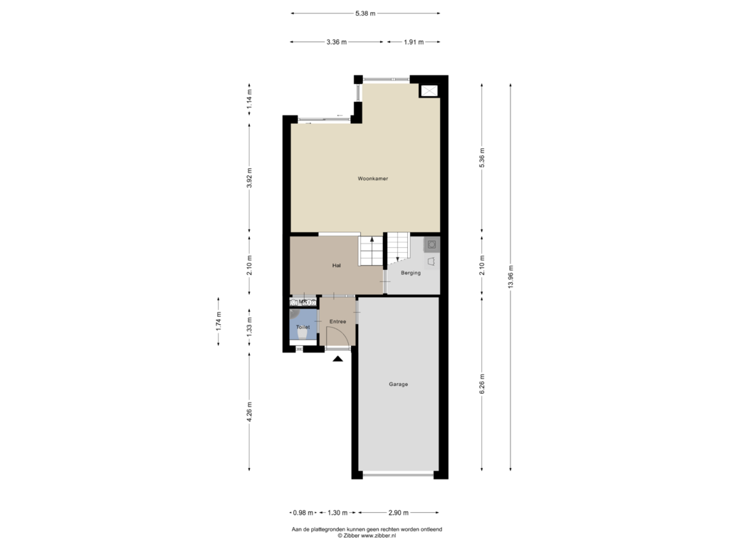 View floorplan of Begane Grond of Staniastate 57