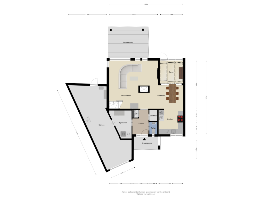 View floorplan of Begane Grond of Wethouder Hamacherplein 20