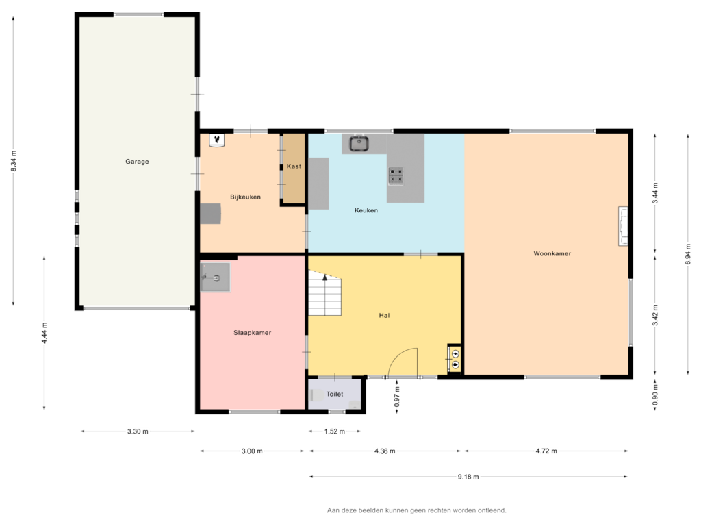 Bekijk plattegrond van Begane grond van Keizersloot 5