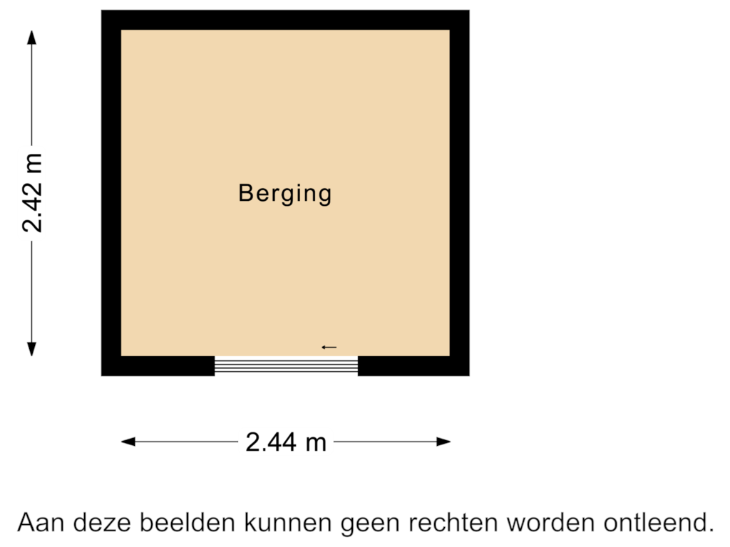 Bekijk plattegrond van Tuinberging van Keizersloot 5