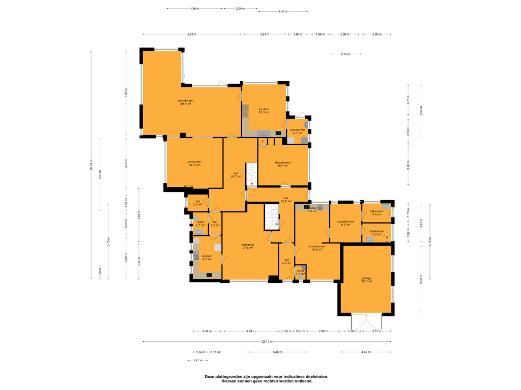 Bekijk plattegrond van Begane grond van Kampweg 21