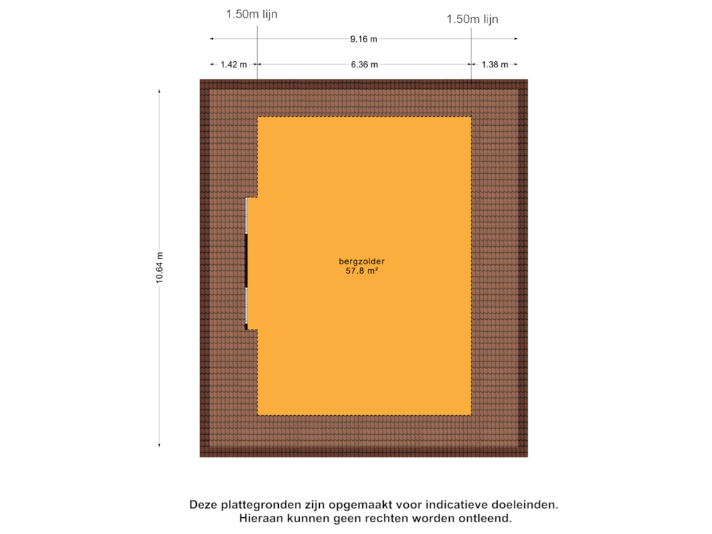 Bekijk plattegrond van 2e verdieping van Kampweg 21