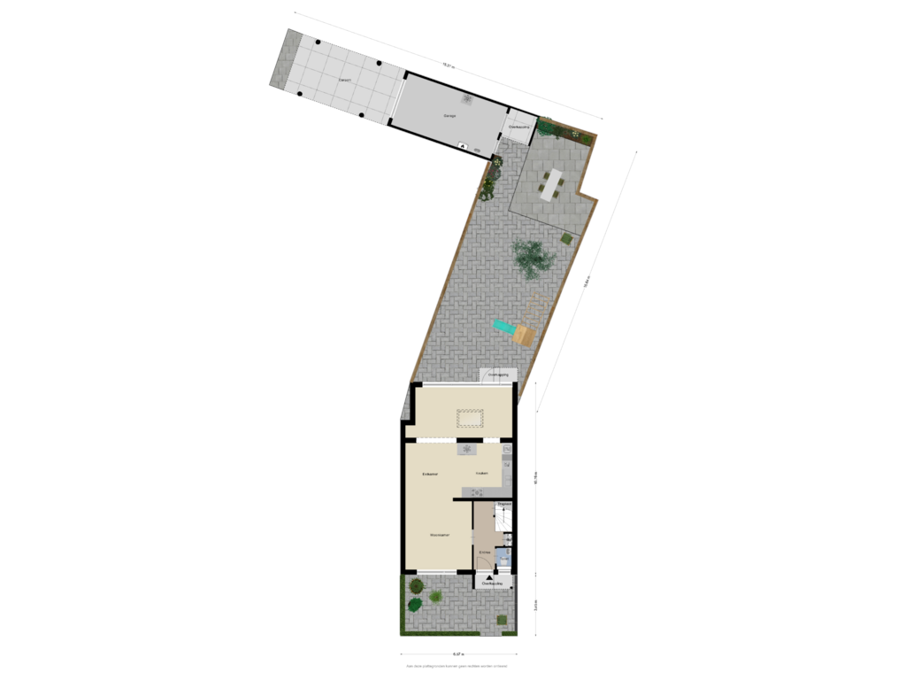 Bekijk plattegrond van Begane grond Tuin van van Hornstraat 57