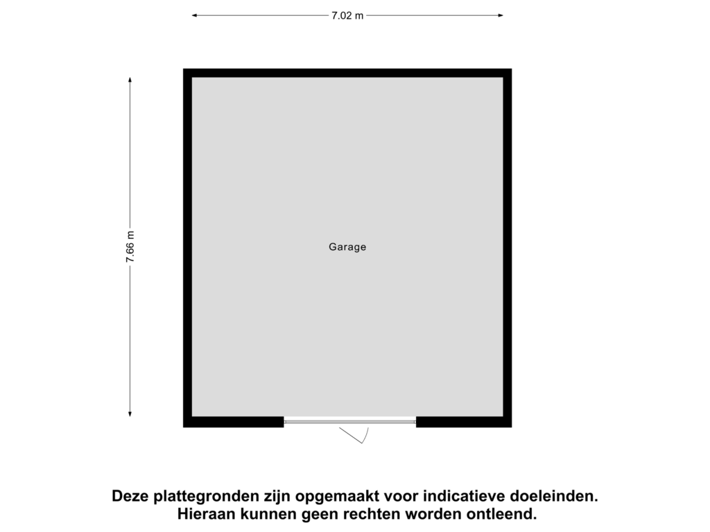 Bekijk plattegrond van Garage van Charloisse Lagedijk 518