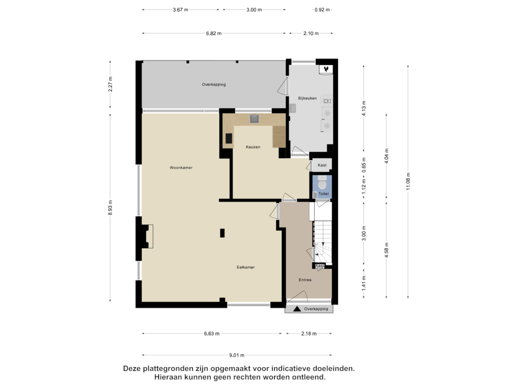 Bekijk plattegrond van Begane Grond van Wortmanlaan 1