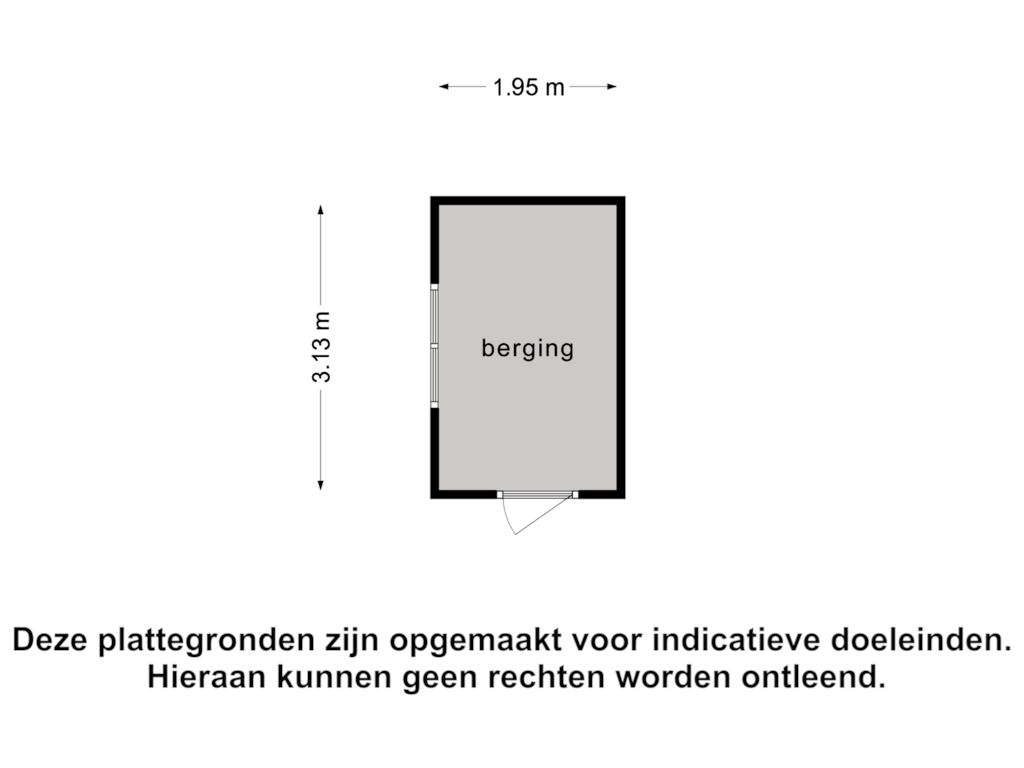 Bekijk plattegrond van Berging 1 van Pastoor Ermenstraat 53