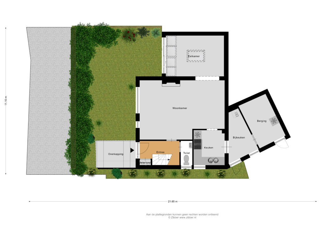 Bekijk plattegrond van Begane grond _tuin van Googstraat 13