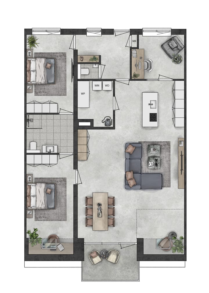 Foto 8 van Penthouse (Bouwnr. 12)