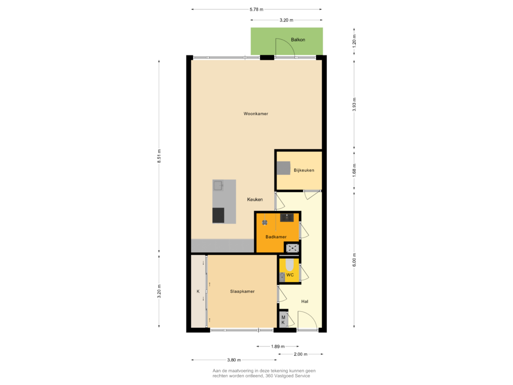 Bekijk plattegrond van 2e Verdieping van Boulevard Heuvelink 1-12