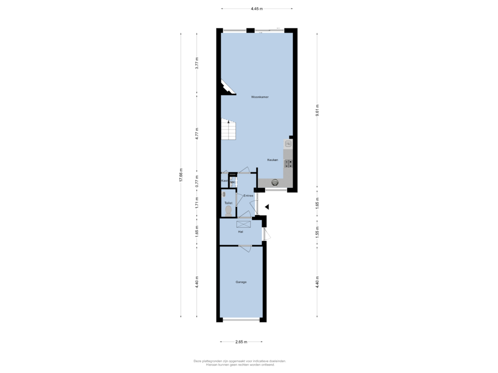 Bekijk plattegrond van Begane Grond van Hoefblad 86