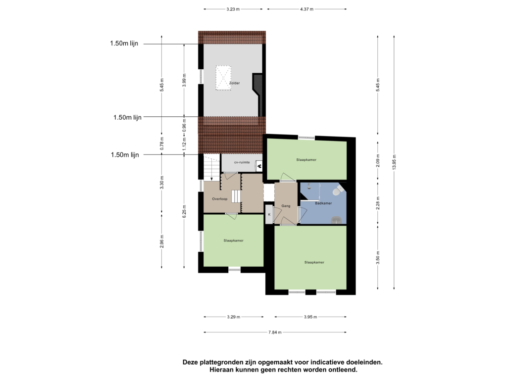 Bekijk plattegrond van Eerste Verdieping van Kerkplein 6