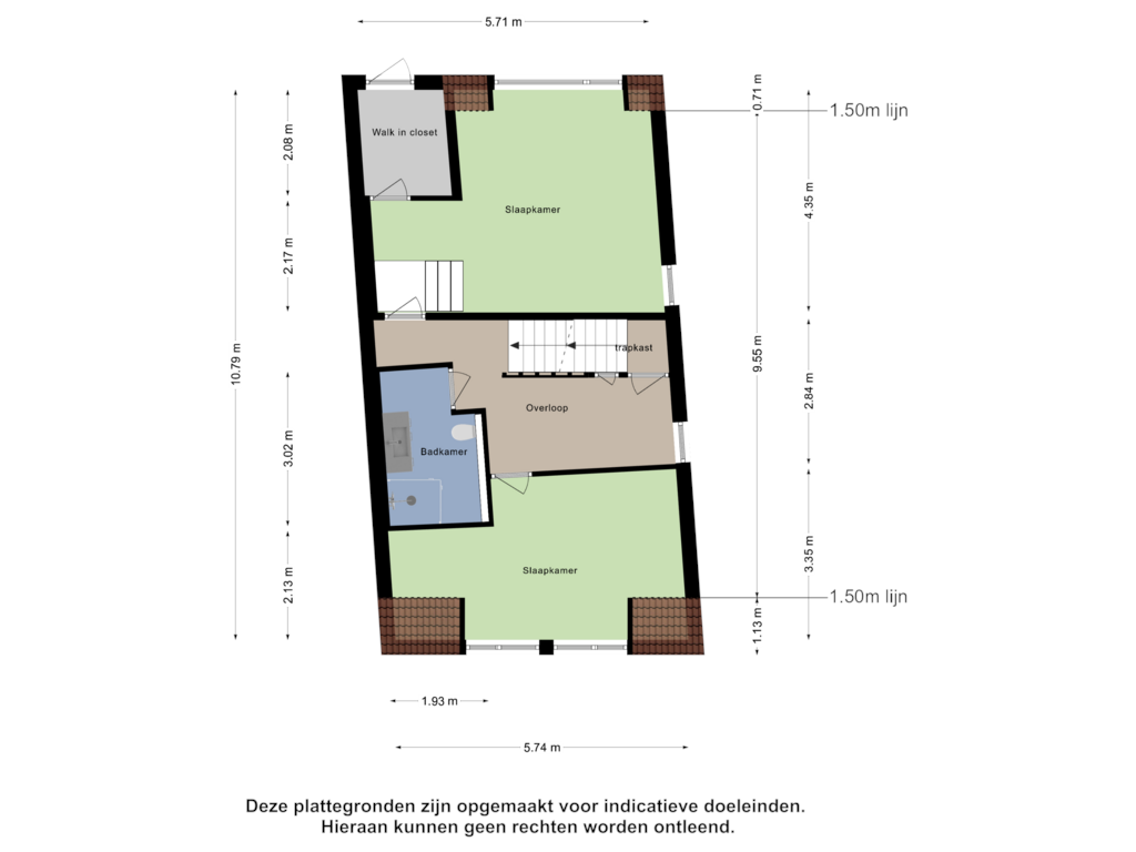 View floorplan of Eerste Verdieping of Dorpsstraat 73