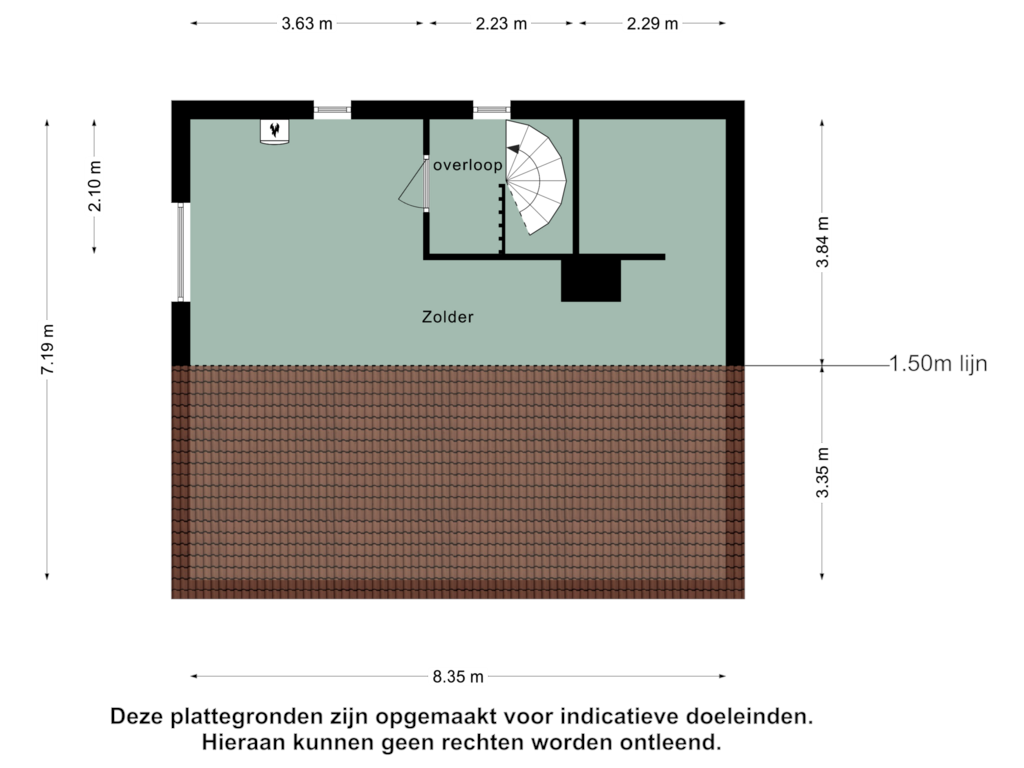 Bekijk plattegrond van 2e verdieping van Hertog van Gelresingel 34