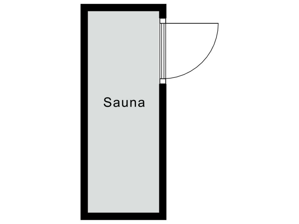 Bekijk plattegrond van Sauna van Grasweg 21-A