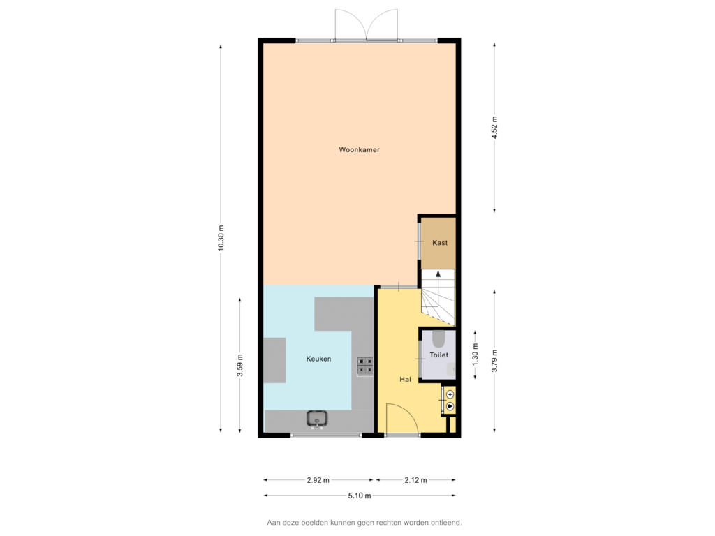 Bekijk plattegrond van Begane grond van Nova Zembla 10