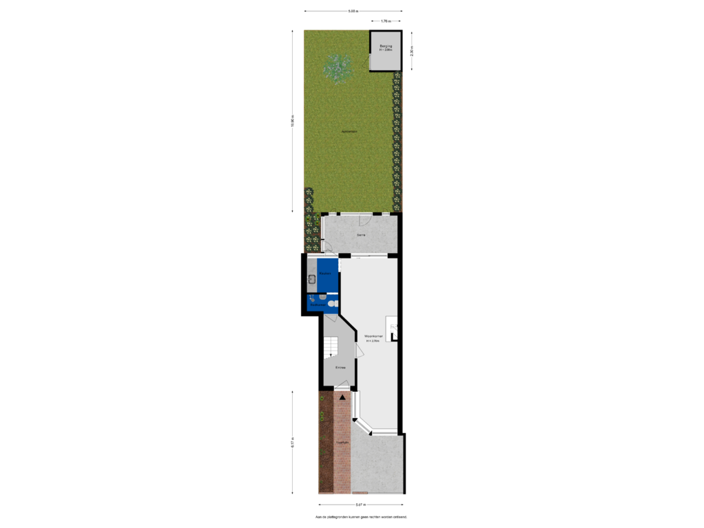 View floorplan of Situatie of Jan de Weertstraat 3