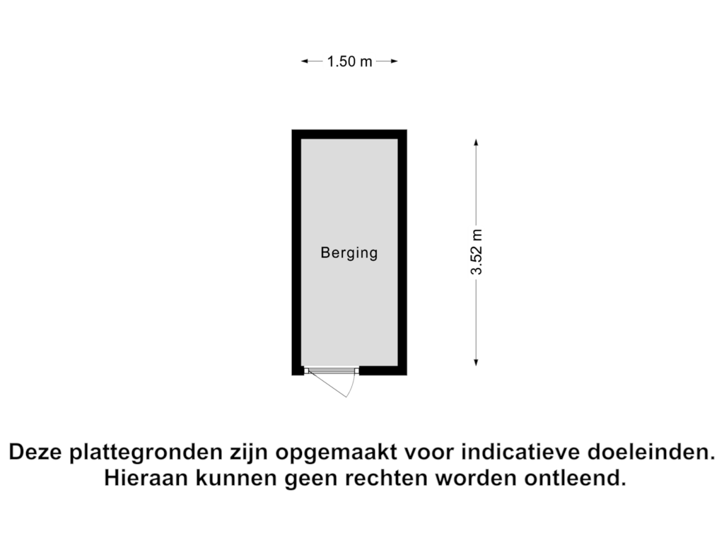 Bekijk plattegrond van Berging van Nieuwe Koningstraat 245