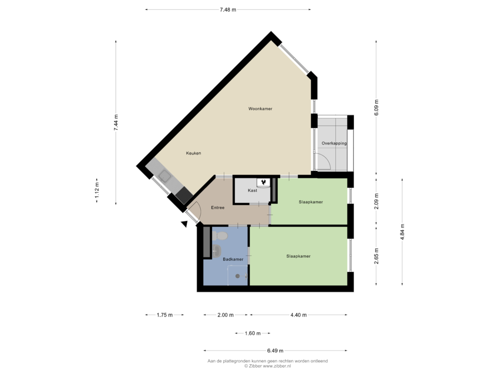 Bekijk plattegrond van Appartement van Wagenstraat 37