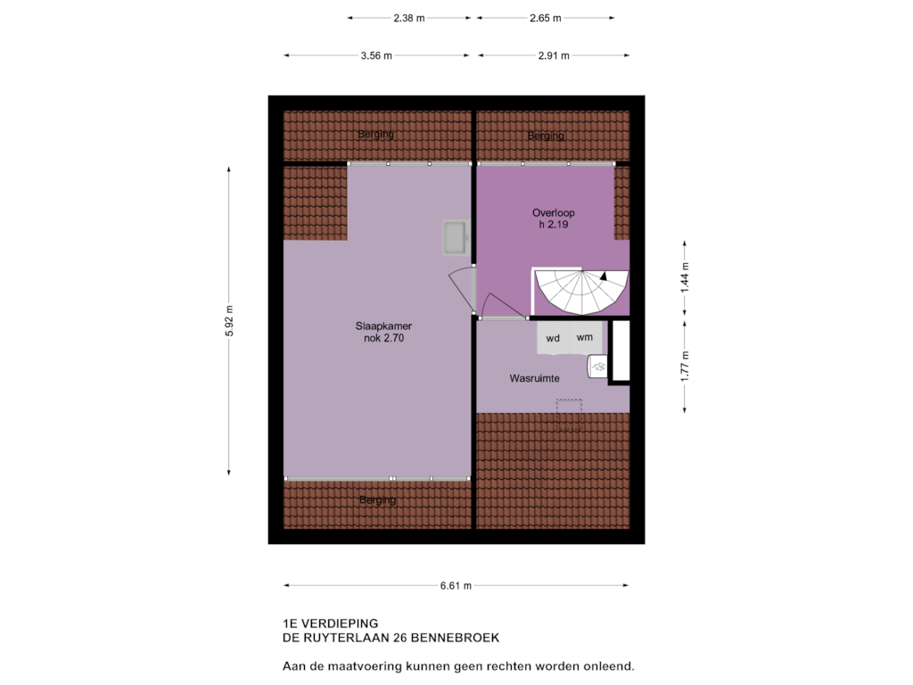 Bekijk plattegrond van 2e Verdieping van de Ruyterlaan 26