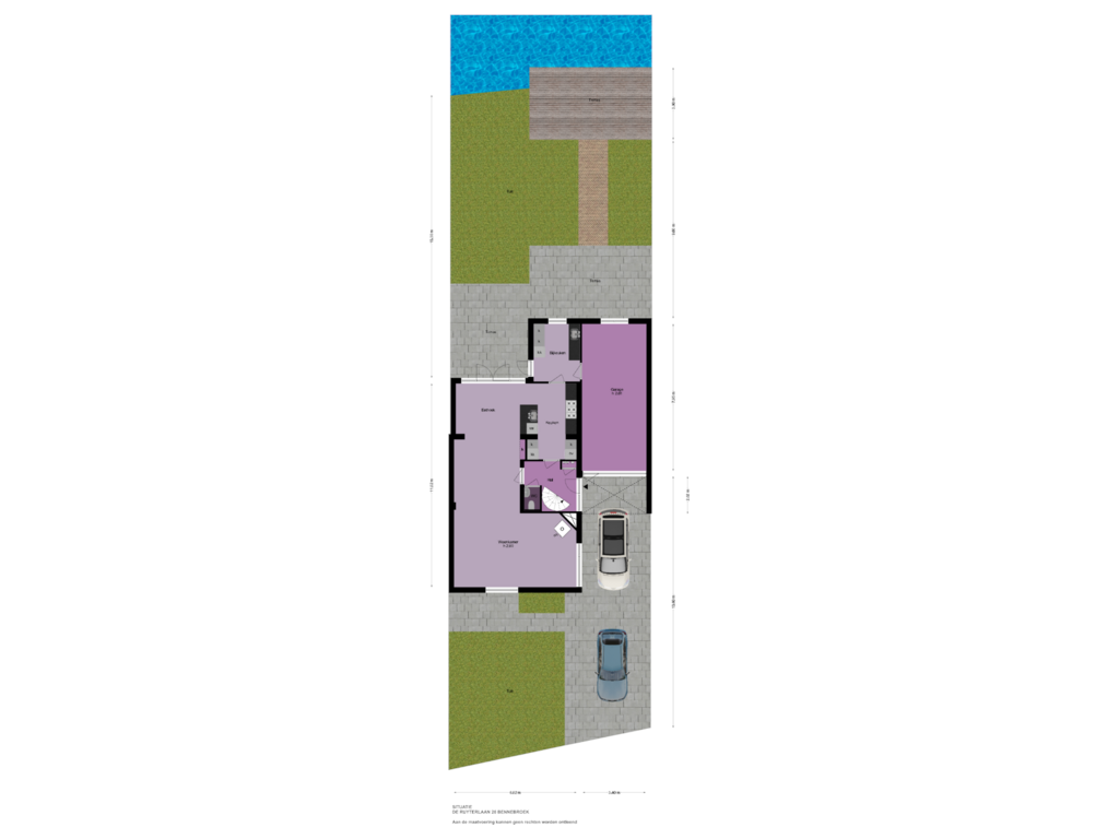 Bekijk plattegrond van Situatie van de Ruyterlaan 26