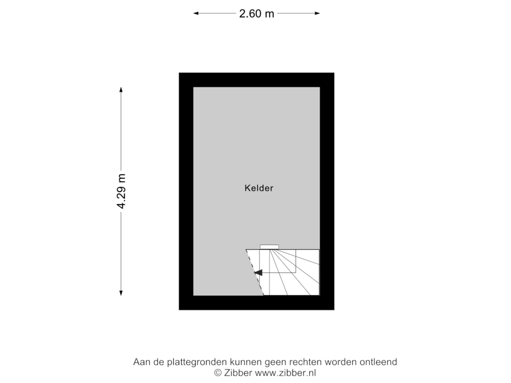 Bekijk plattegrond van kelder van Molenesch 3