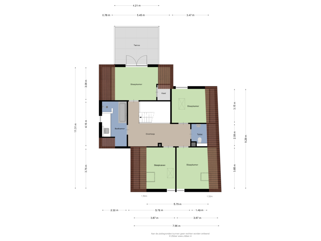 Bekijk plattegrond van Eerste Verdieping van Neck 13