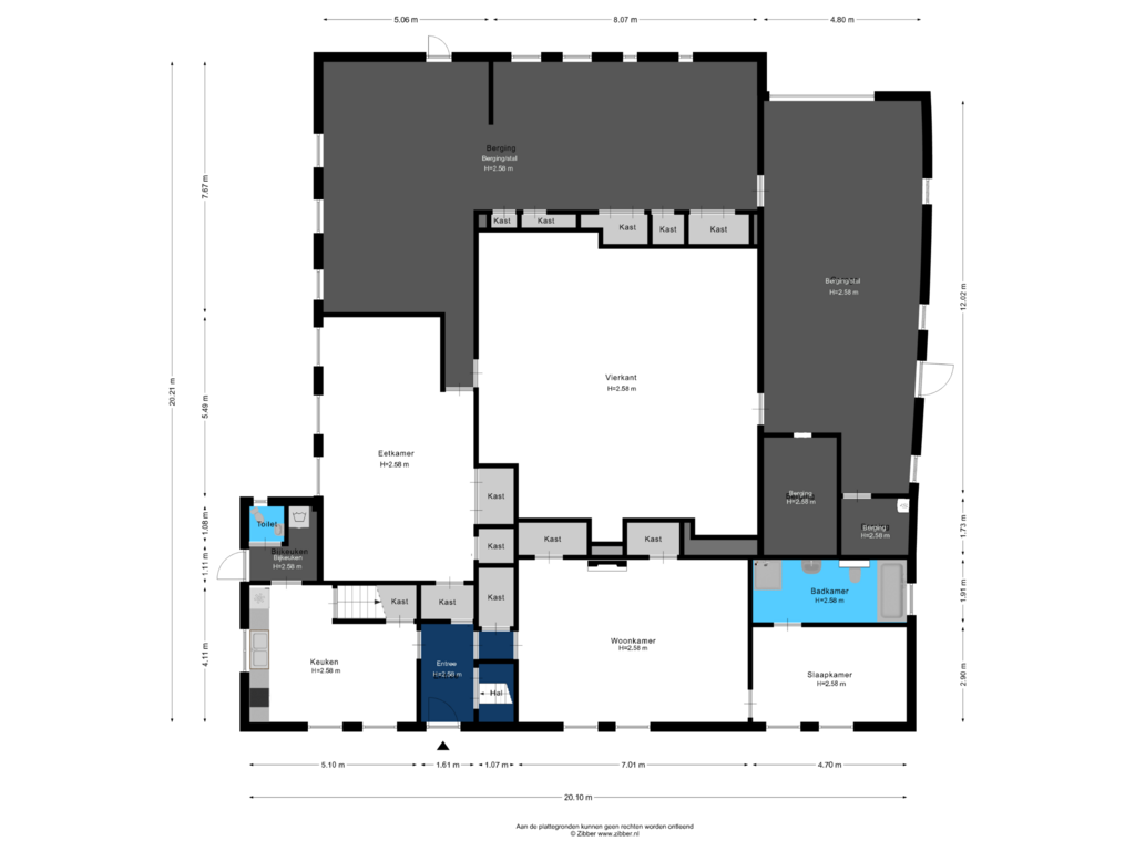 Bekijk plattegrond van Begane grond van Uitgang 7