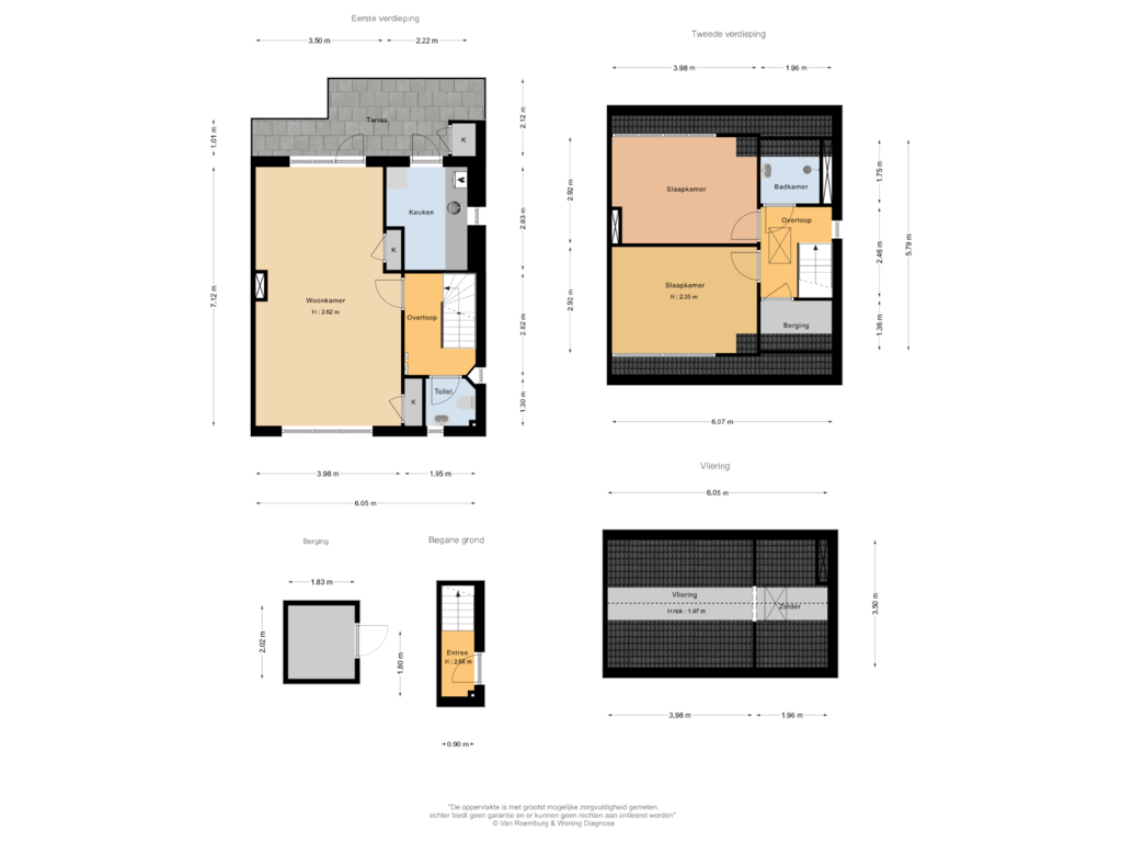 View floorplan of Bovenwoning of Tuinbouwstraat 20