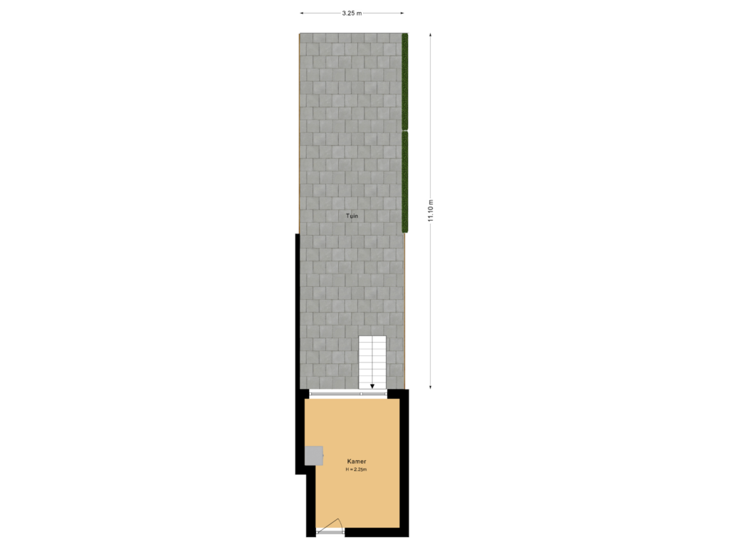 Bekijk plattegrond van Situatie van Frederik Hendrikstraat 4