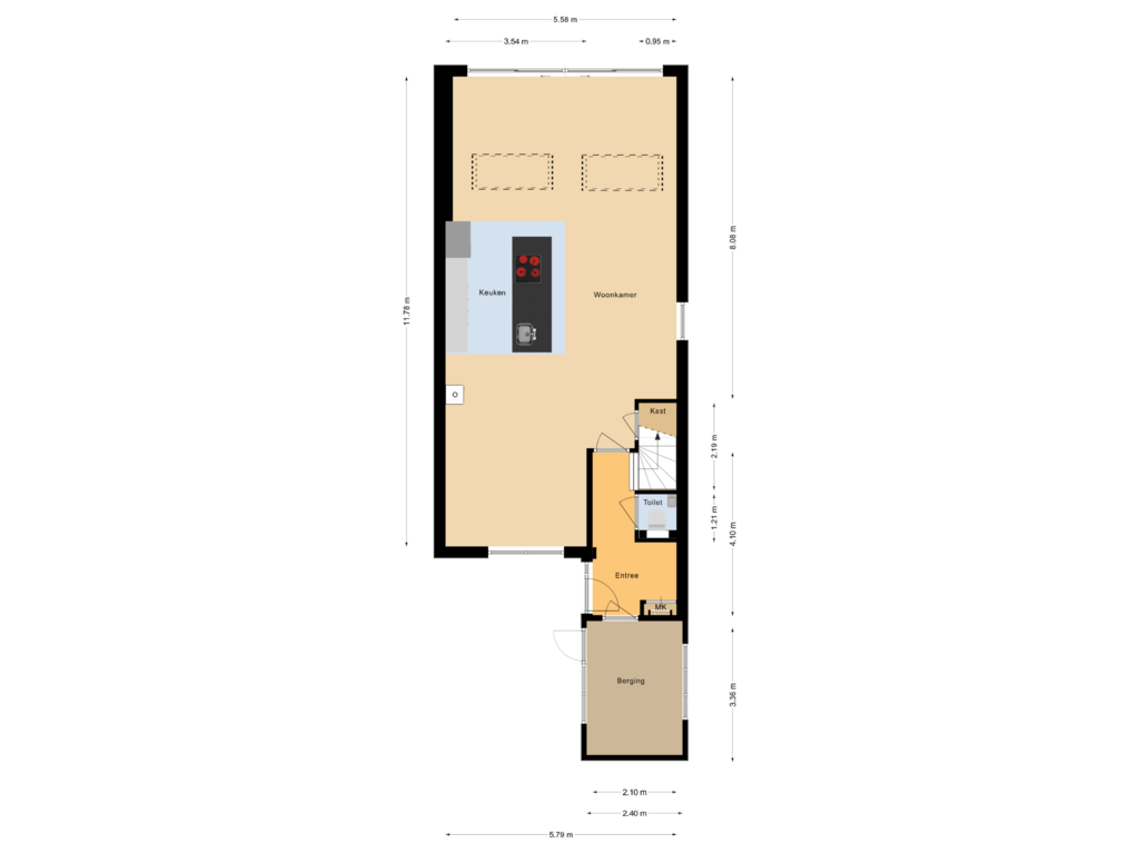 Bekijk plattegrond van Begane grond van Polbeek 47